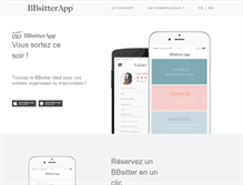 Tablet Screenshot of bbsitterapp.com